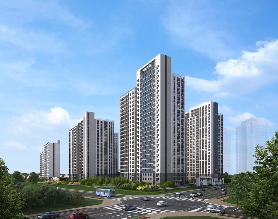 풍무역세권 수자인 그라센트 2차 조감도